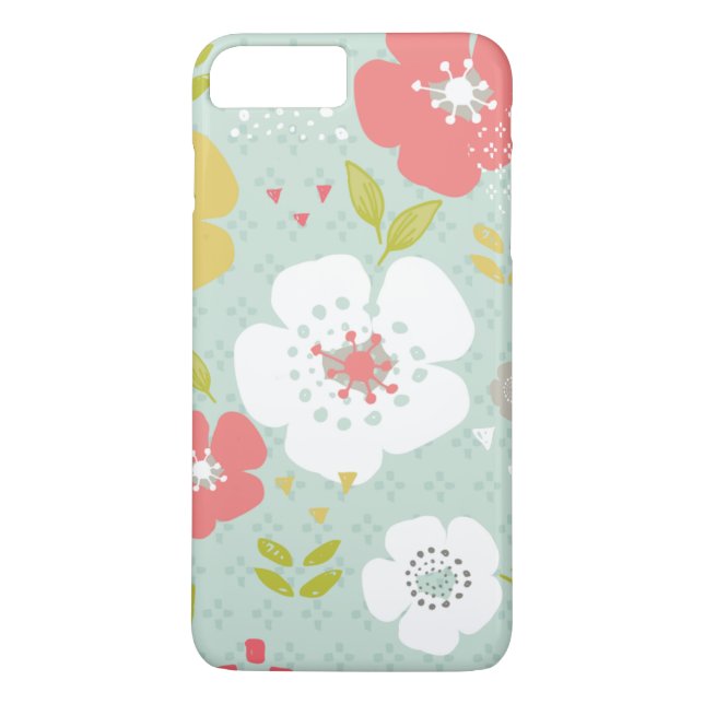 Coques Case-Mate iPhone Imaginaire floral amusant (Dos)