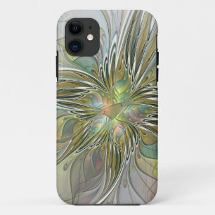 Case-Mate iPhone Case Imaginaire Floral Fleur Art Fractal Moderne Avec O