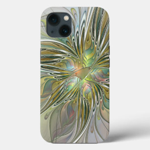 Case-Mate iPhone Case Imaginaire Floral Fleur Art Fractal Moderne Avec O