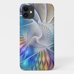 Case-Mate iPhone Case Imaginaire Floral, Fleur Fractale Abstraite coloré