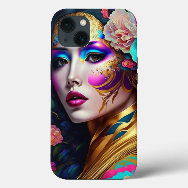 Coques Case-Mate iPhone Imaginaire Glam Femme Pop Art (Verso)