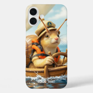 Coques iPhone 16 Plus Imaginaire mignon Serrure de direction Voilier