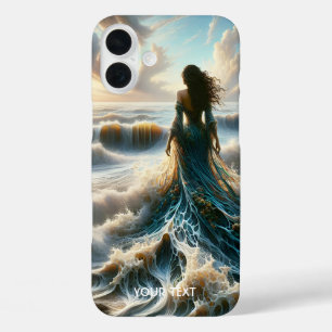 Coques iPhone 16 Plus Imaginaire mignonne fille d'onde de mer