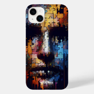 Coque Pour iPhone 14 Plus Imaginaire Mignons Fragments Homme Visage