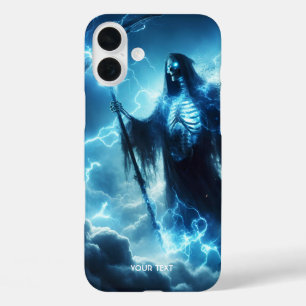 Coques iPhone 16 Plus Imaginaire Mignons nuages orageux éclairage