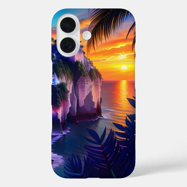Coques Case-Mate iPhone Imaginaire Plage tropicale 7 (Verso)