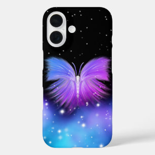 Coque Pour iPhone 16 Imaginaire spatial Papillon cosmique