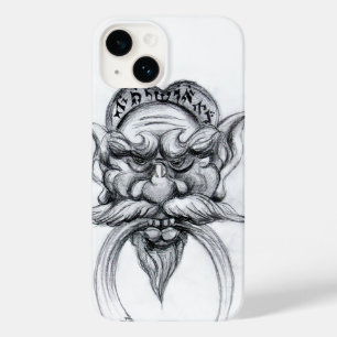 Coques Pour iPhone IMAGINAIRE TAROT/ANTIQUE MASQUE GROTESQUE Noir Bla