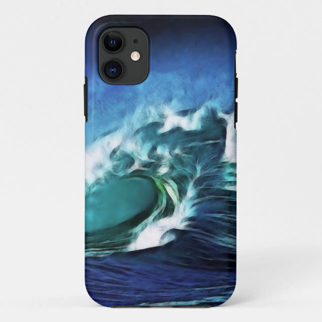 Coques Case-Mate iPhone Imaginaire tempétueux mers (Dos)