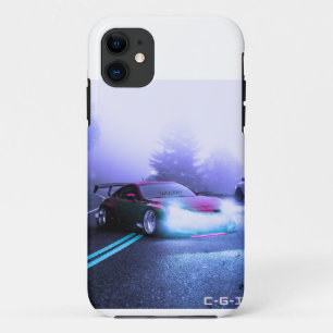 Case-Mate iPhone Case imaginaire voiture de sport au bord de la route su