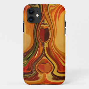 Coque iPhone 11 Impression Abstraite de l'art de la rotation de la
