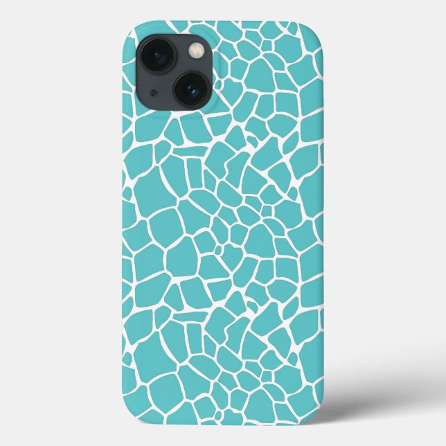 Coques Case-Mate iPhone Impression Aqua Giraffe (Verso)