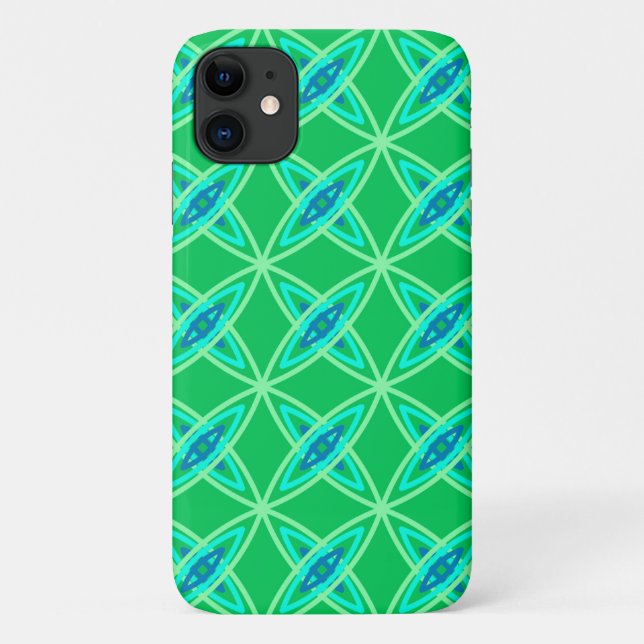 Coques Case-Mate iPhone Impression atomique moderne du milieu du siècle -  (Dos)