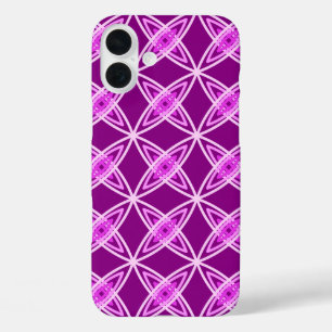 Coques iPhone 16 Plus Impression atomique moderne du milieu du siècle - 