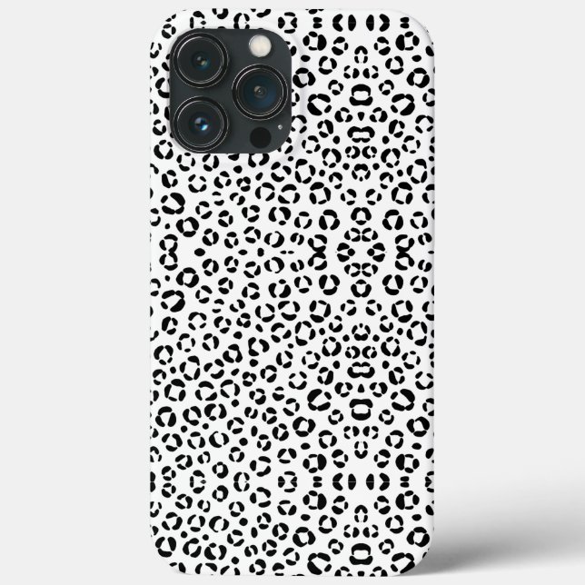 Coques Case-Mate iPhone Impression d'animaux en N&B (Verso)