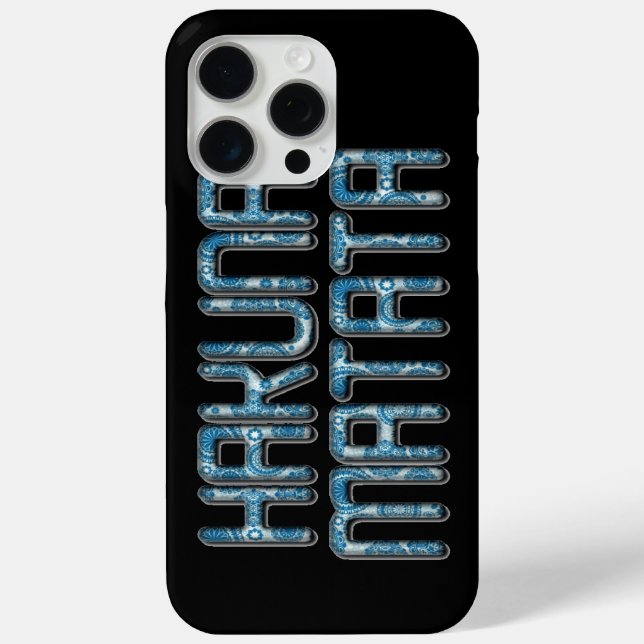 Coques Case-Mate iPhone Impression d'art 3D Hakuna Matata (Verso)