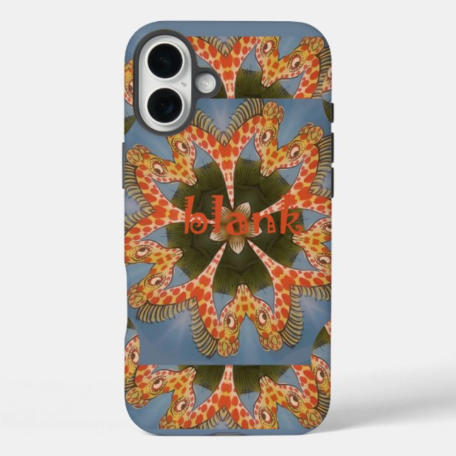 Coques Case-Mate iPhone Impression d'art Abstrait Giraffe (Verso)