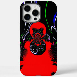iPhone 16 Pro Max Case Impression d'art fluide Kaleidoscope