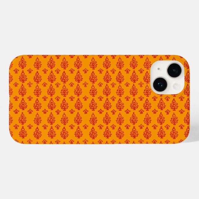 Coques Case-Mate iPhone Impression de bloc Boho Inde (Verso (horizontal))