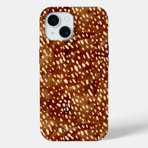 Coque Pour iPhone 15 Impression de cerfs aquarelle
