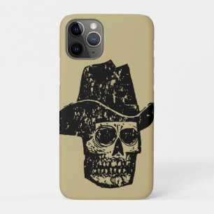 Case-Mate iPhone Case Impression de crâne de cow-boy vintage avec vieux 