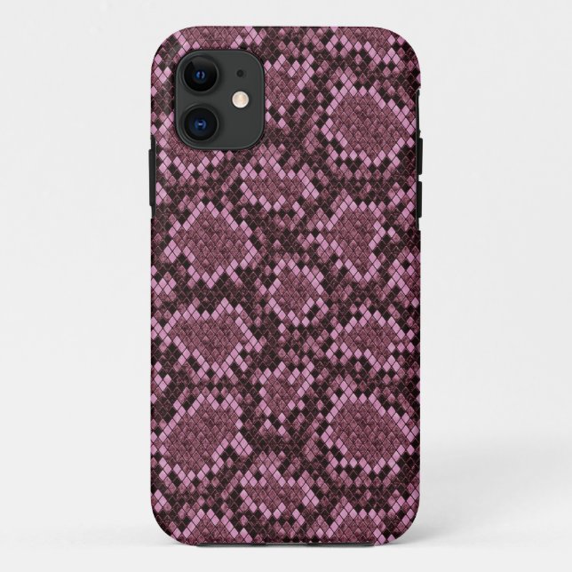 Coques Case-Mate iPhone Impression de serpent rose (Dos)