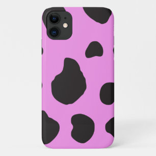 Coque iPhone 11 Impression de vache, Motif de vache, Spots de vach