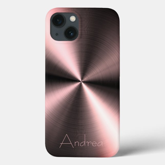 Coques Case-Mate iPhone Impression en acier inoxydable (Verso)