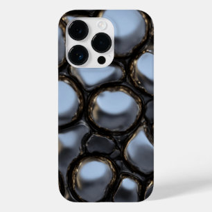 Coque Pour iPhone 14 Pro Impression en acier inoxydable titane