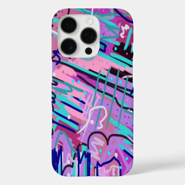 Coques Case-Mate iPhone Impression expressive Purple Dream (Verso)