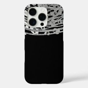 Coques iPhone 16 Pro Impression guépard Glam argent Impression animal e