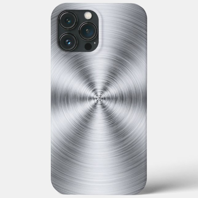 Coques Case-Mate iPhone Impression inoxydable Sunburst (Verso)