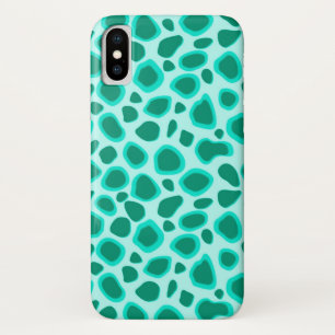 Coques Pour iPhone Impression léopard - Turquoise et Aqua