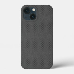 Case-Mate iPhone Case Impression numérique sur cuir gris perforé