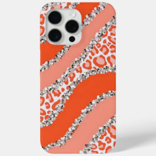 Coque iPhone 15 Pro Max Impression Orange Cheetah