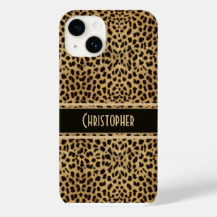 Coque Pour iPhone 14 Impression personnalisée de la peau tache léopard