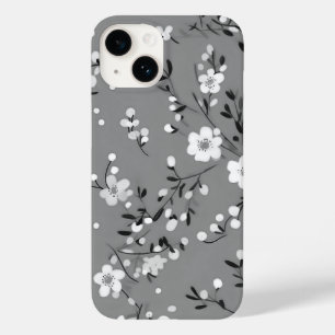 Coque Pour iPhone 14 Impression Posy Sur Gris