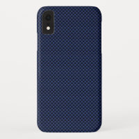 Impression Royal Blue Carbon Fibre Style Tressage