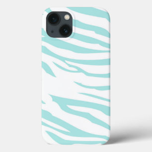 Etui iPhone 13 Impression Sky Blue Zebra