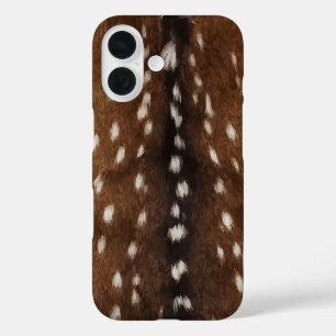 Coque Pour iPhone 16 Impression sur peau de cerf Axis exotique vintage