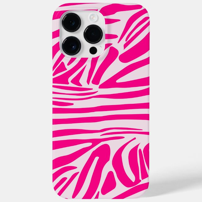 Coques Case-Mate iPhone Impression zèbre rose (Verso)