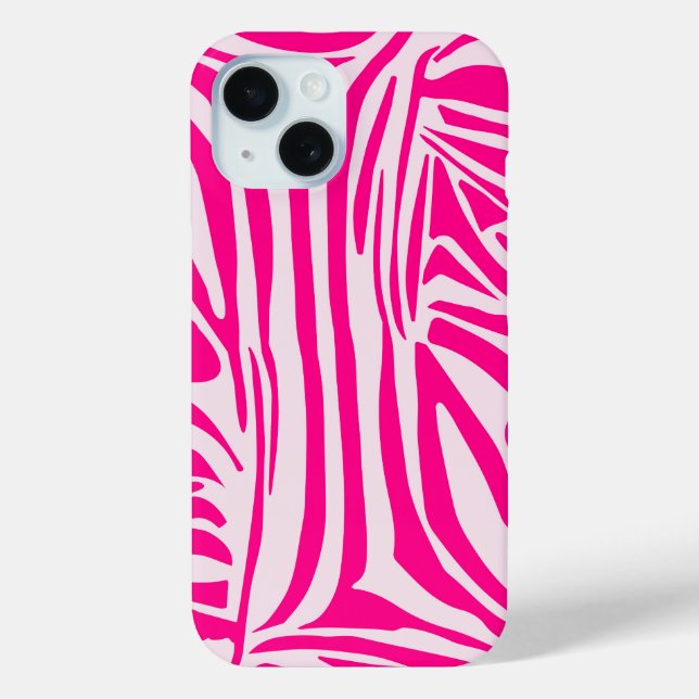 Coques Case-Mate iPhone Impression zèbre rose (Verso)
