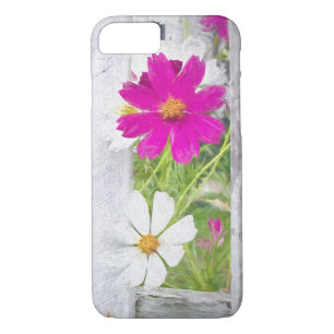 Coque Case-Mate Pour iPhone Impressionnisme du jardin Cosmos