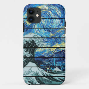 Case-Mate iPhone CASE IMPRESSIONNISME NUIT ÉTOILÉE VAGUE DE KANAGAWA ART