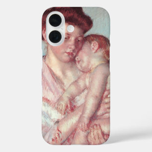 Coques iPhone 16 Impressionnisme vintage, bébé endormi par Mary Cas