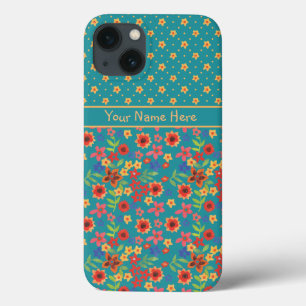 Etui iPhone Case-Mate Imprimantes florales sur Samsung Galaxy Turquoise 