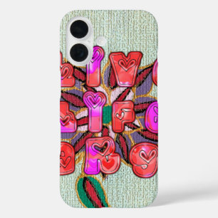 Coque Pour iPhone 16 Imprimé Vie Vie Vie