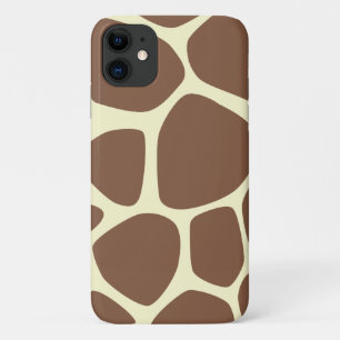 Coque iPhone 11 Imprimée de girafe, Giraffe Brown, Poster de anima