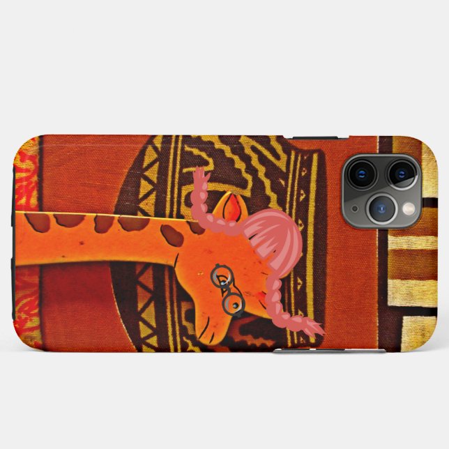 Coques Case-Mate iPhone Imprimer Casquette Giraffe (Dos (Horizontal))