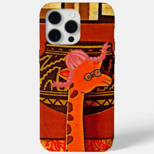 Coque iPhone 15 Pro Max Imprimer Casquette Giraffe